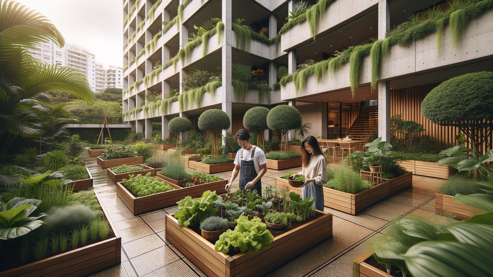 Hortas urbanas nos condomínios: como transformar áreas comuns em espaços produtivos e sustentáveis